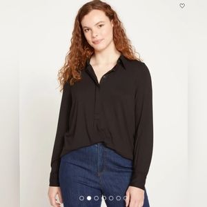 Universal Standard 3XS Elbe Popover Liquid Jersey Shirt